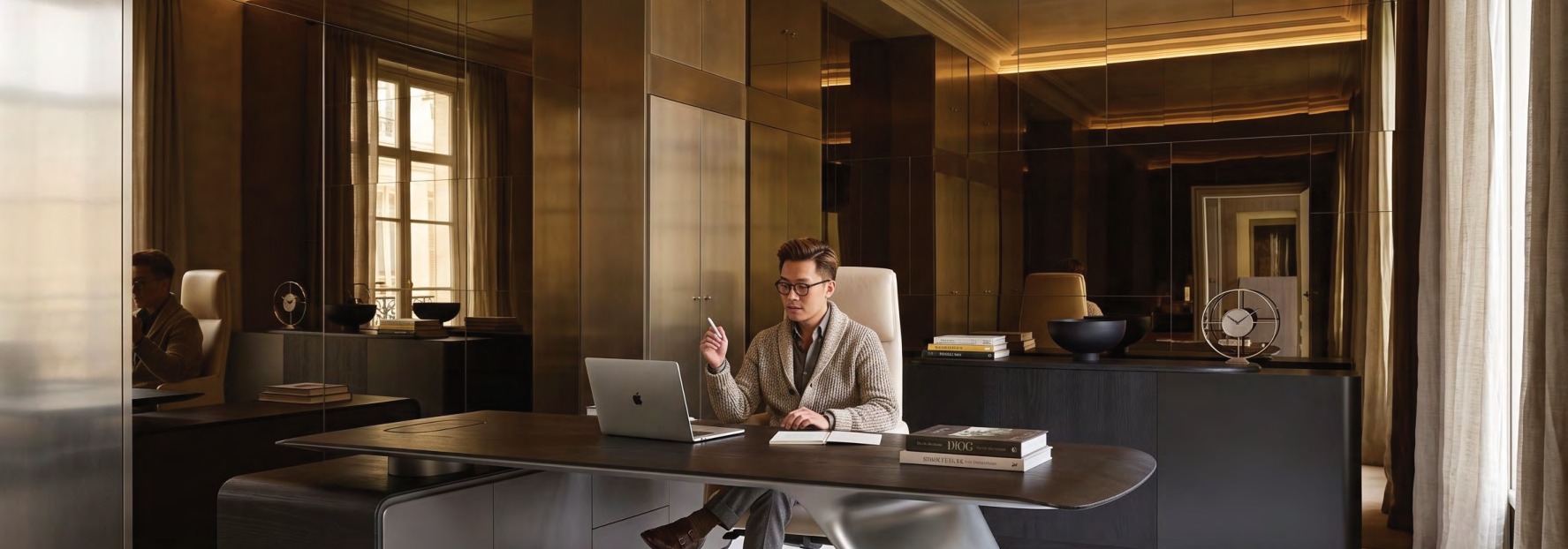 Executive office project scene