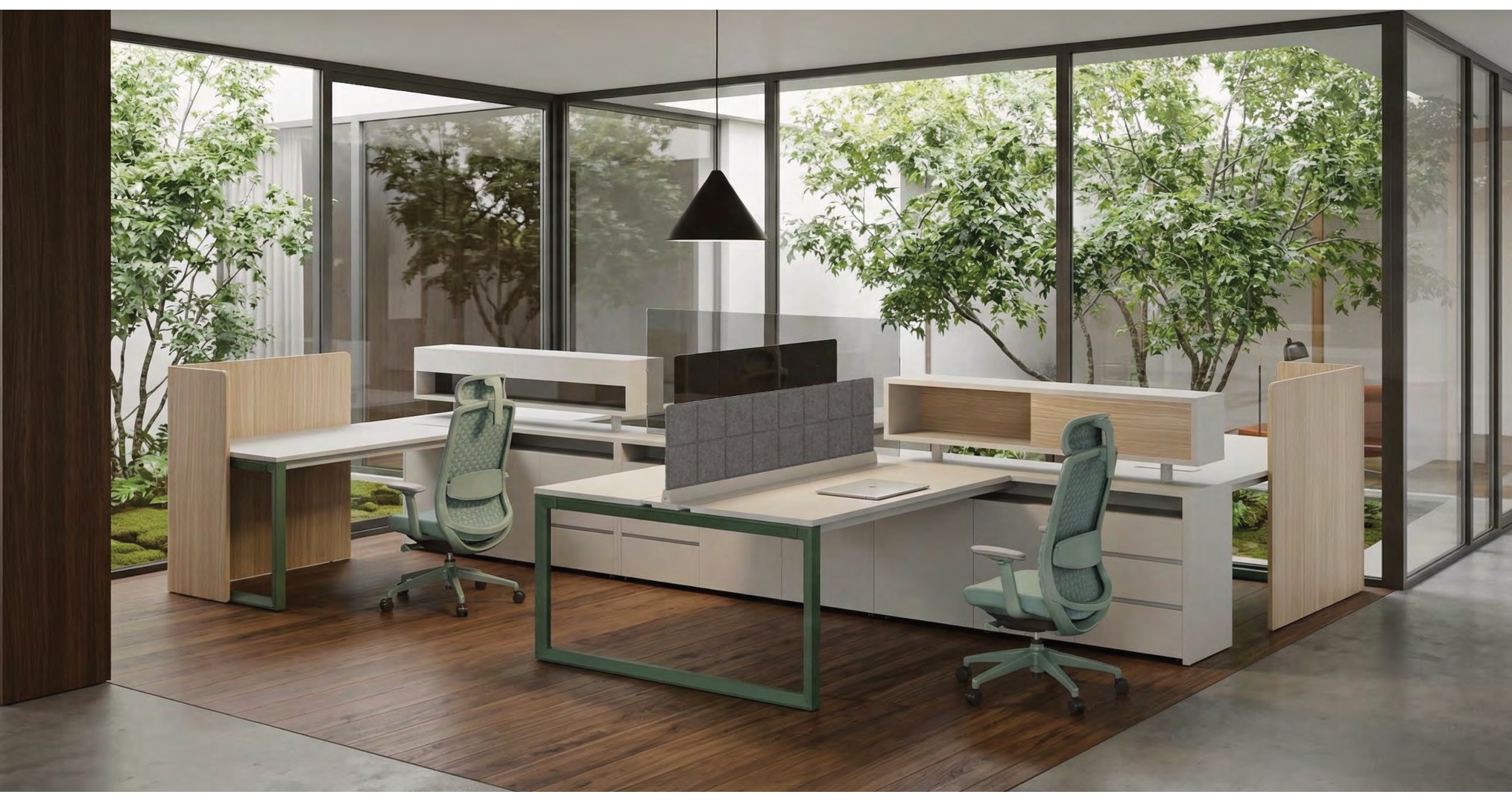 Staff workstations